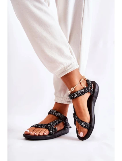 Dámské sandály na suchý zip černé Venna Dámské sandály na suchý zip černé Venna