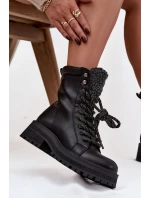 Dámské trapery z eko kůže – černé Bellora Dámské trapery z eko kůže – černé Bellora