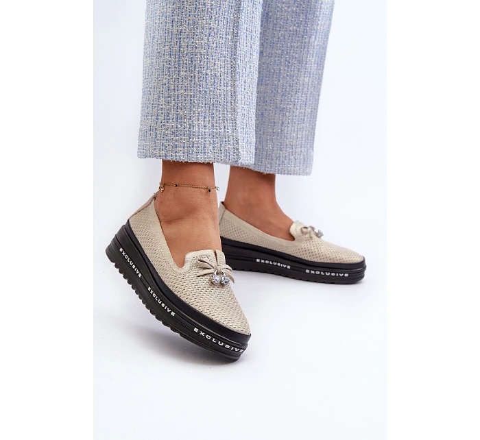 Dámské boty model 22092284 zlaté - S.Barski