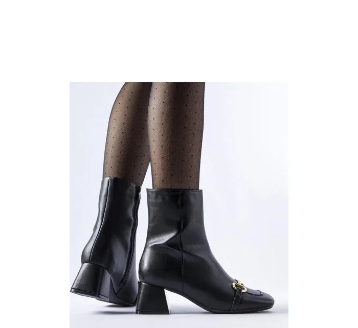 Boty na podpatku model 206502 Solea Boty na podpatku model 206502 Solea