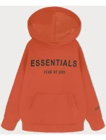 oranžová dámská klokaní mikina model 19742922 - MADE IN ITALY