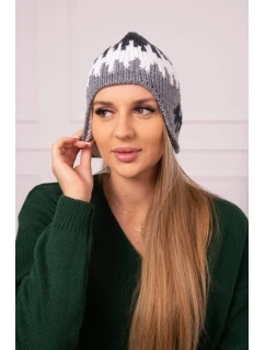 Dámská čepice grey model 18752471 - K-Fashion