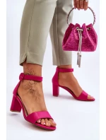 Dámské Sandály Na Podpatku Fuchsie Lexi Dámské Sandály Na Podpatku Fuchsie Lexi