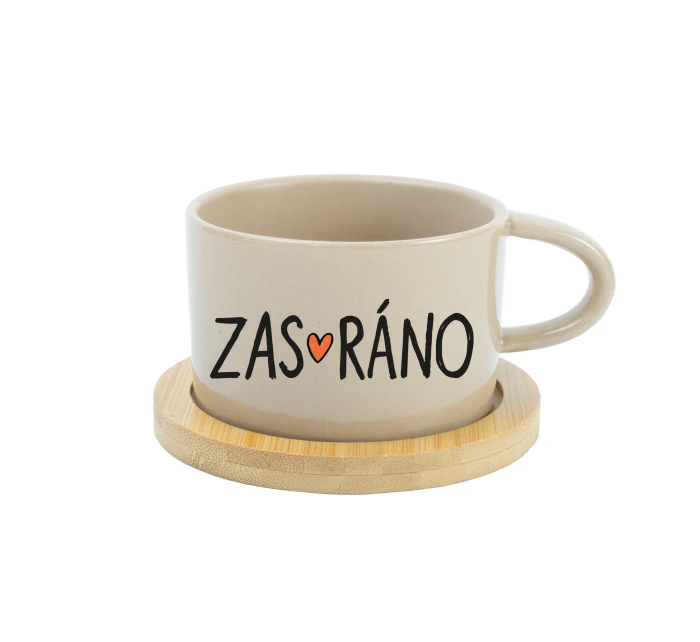 ZAS_RÁNO - krémový hrníček makronka 200 ml