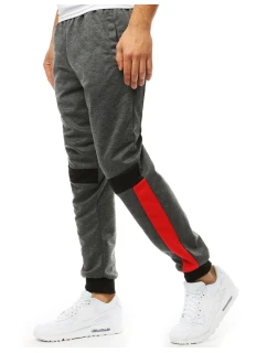 Pánské antracitové teplákové kalhoty UX3543