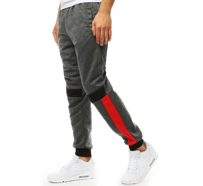 Pánské antracitové teplákové kalhoty UX3543