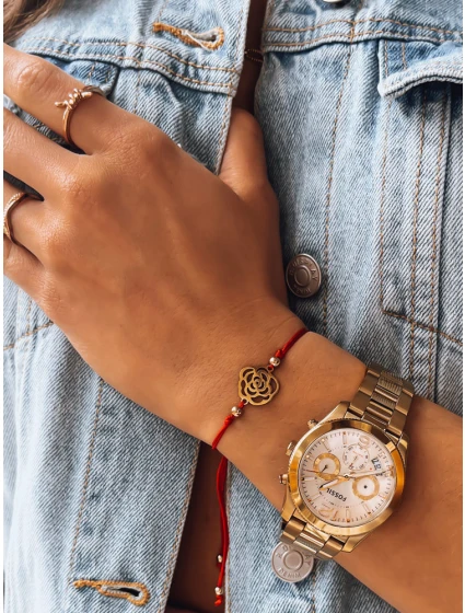 Náramek HEARTBEAT červený FashionStreet LY0085