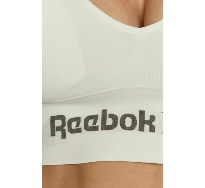 Dámská podprsenka Reebok SEAMLESS BRA TERRI v bílé barvě (C95130)
