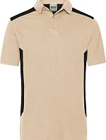 Daiber JN 1826 Pánské pracovní piqué polo "Strong" 02.1826 stone/black
