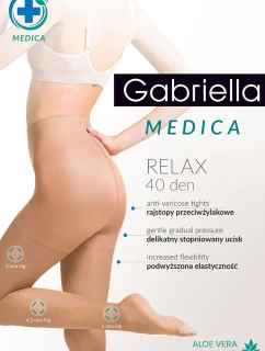 Gabriella Medica Relax 40 DEN Code 111 barva:béžová