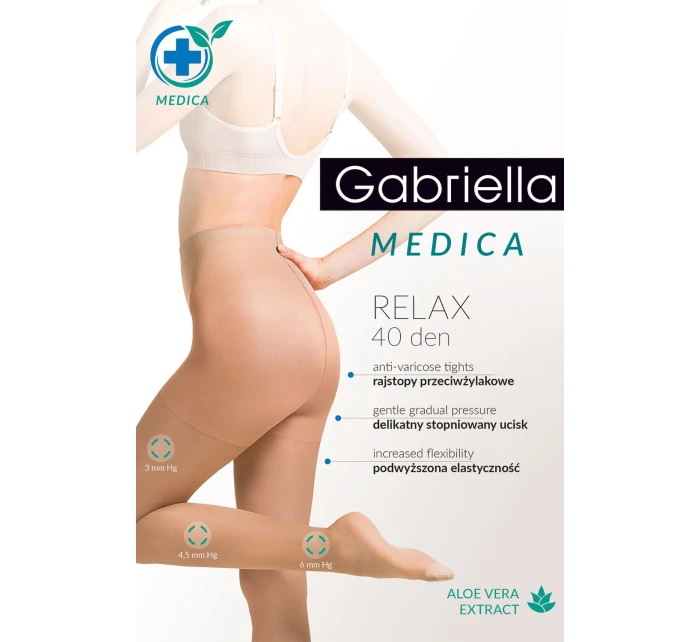 Gabriella Medica Relax 40 DEN Code 111 barva:béžová Gabriella Medica Relax 40 DEN Code 111 barva:béžová