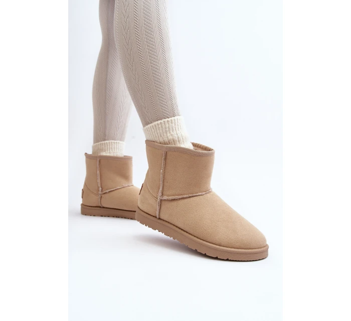 Dámské sněhule Cross Jeans MM2R4023C Beige Dámské sněhule Cross Jeans MM2R4023C Beige