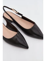 Baleríny se zlatým sponem Černé Iverelle