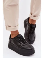 Dámské tenisky na masivní platformě Černé model 21954583 - Boto Dámské tenisky na masivní platformě Černé model 21954583 - Boto