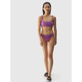 Dámský spodní díl plavek 4F - růžová Dámský spodní díl plavek 4F - růžová