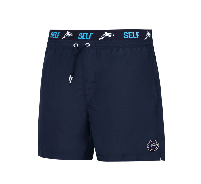 Pánské plavky SM25-17 Summer Shorts tm. modré - Self