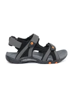 Designové sandály dámské šedo-stříbrné bez podpatku Designové sandály dámské šedo-stříbrné bez podpatku