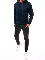 Pánské tmavě modré a černé tepláky FashionStreet AX0631