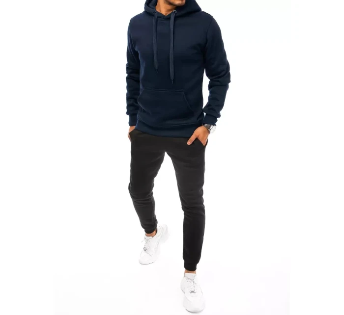 Pánské tmavě modré a černé tepláky Dstreet model 21967108 - FashionStreet