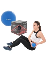 POSILOVACÍ MÍČ SE ZÁVAŽÍM 1KG MODRÝ ENERO FIT