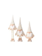 ZLATÝ MEDVĚD NA TELESKOPICKÝCH NOHÁCH 30X18X100CM ZLATÝ