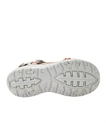 Lee Cooper dámské boty na suchý zip sandály na léto plážové světle šedé růžové dámské