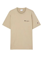 Pánské tričko SS Tee beige  pánské model 22119743 - CHAMPION