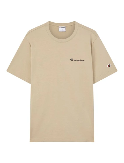 Pánské tričko SS Tee beige pánské model 22119743 - CHAMPION Pánské tričko SS Tee beige pánské model 22119743 - CHAMPION