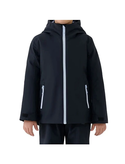 Dívčí lyžařská bunda 4F F0817 tmavě černá 4FJWAW25TTJAF0817 20S