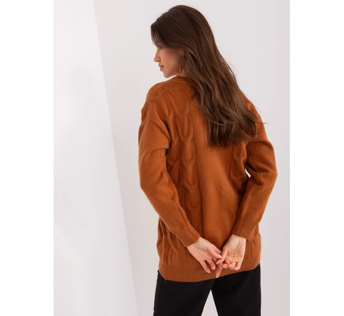 Jumper AT SW model 20742394 tmavě oranžový - FPrice Jumper AT SW model 20742394 tmavě oranžový - FPrice