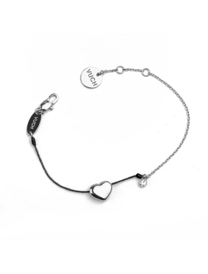 Náramek VUCH Shiny Heart Black Náramek VUCH Shiny Heart Black