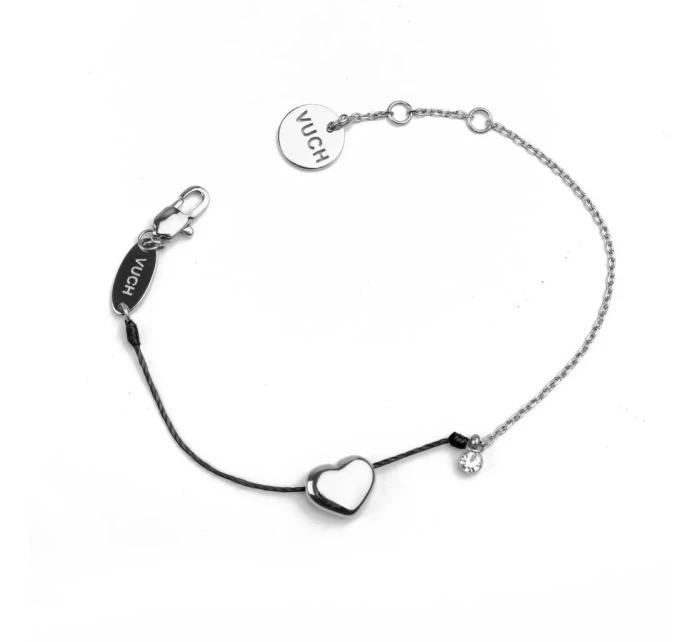 Náramek VUCH Shiny Heart Black Náramek VUCH Shiny Heart Black