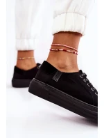 Dámské tenisky Memory Foam System Big Star KK276001 Černe Dámské tenisky Memory Foam System Big Star KK276001 Černe