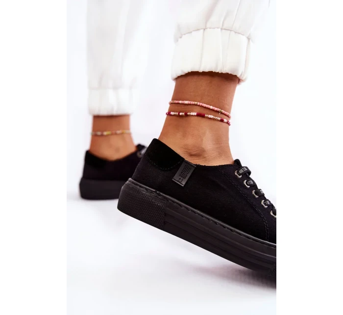 Dámské tenisky Memory Foam System Big Star KK276001 Černe Dámské tenisky Memory Foam System Big Star KK276001 Černe