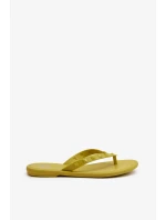 Dámské ploché flexibilní žabky ZAXY Limetka Dámské ploché flexibilní žabky ZAXY Limetka