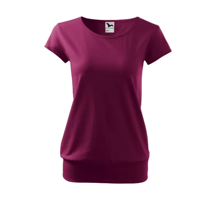 City tričko dámské fuchsiová City tričko dámské fuchsiová