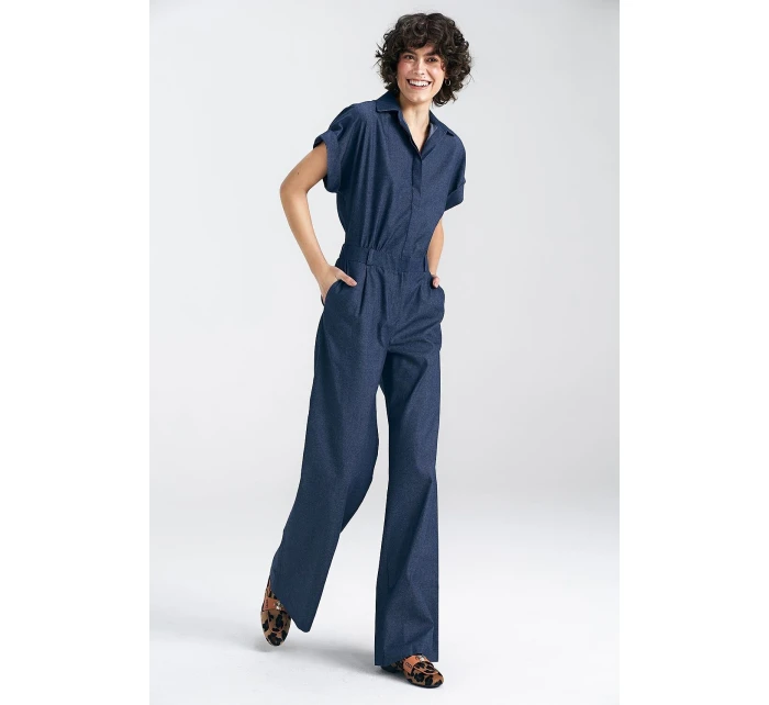 Dámský overal KM35 tmavě modrý - Nife Dámský overal KM35 tmavě modrý - Nife