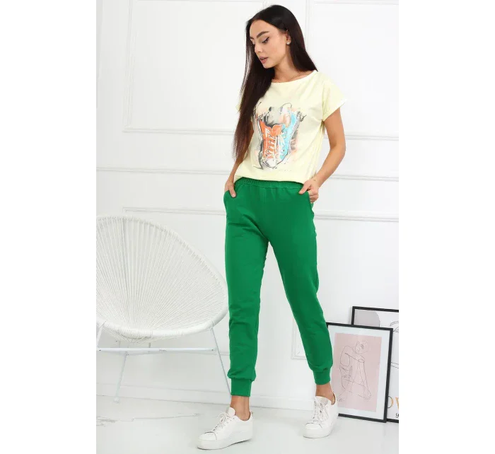 Dámské teplákové kalhoty OFF PINK