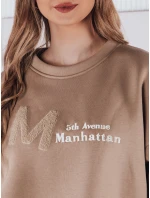 Dámská oversize mikina coffee Dstreet model 21983651 - FashionStreet