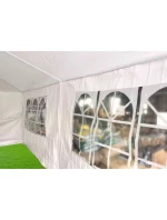 ZAHRADNÍ CATERINGOVÝ STAN PE 6x3M + 6 STĚN BÍLÝ