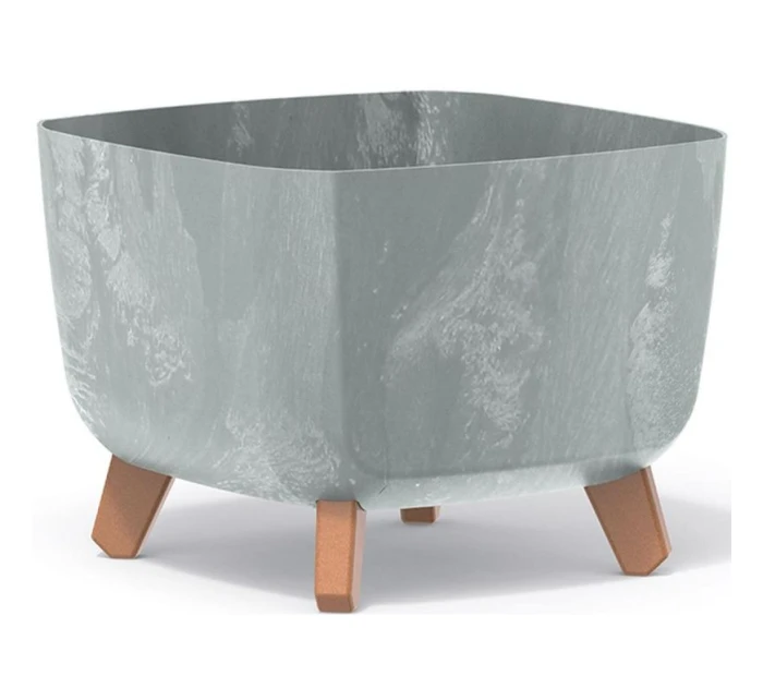 GRACIA SQUARE BETON EFFECT POND 29x29CM dětské