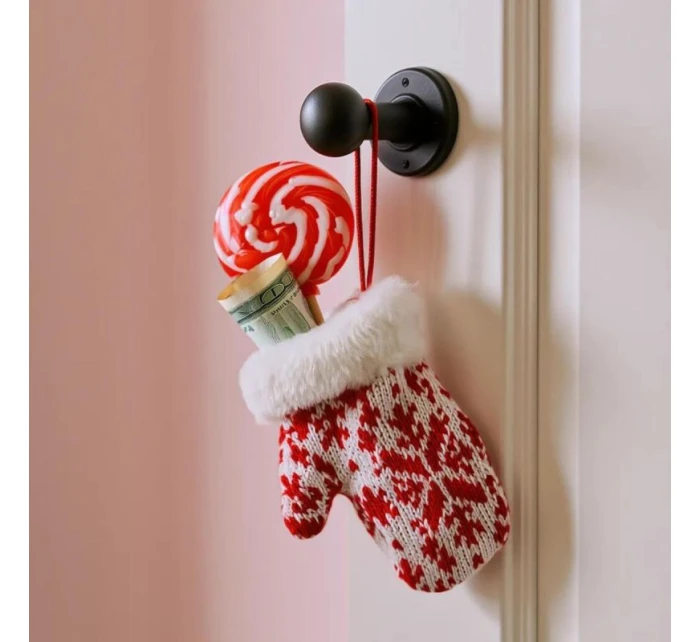 DÁRKOVÁ VISAČKA 12CM BÍLÁ