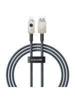 Baseus Nezlomitelný kabel USB-IP 2,4A 1m (bílý)