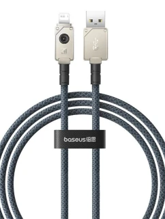 Baseus Nezlomitelný kabel USB-IP 2,4A 1m (bílý)