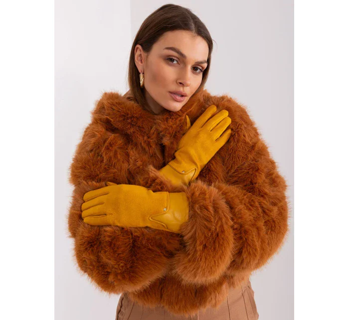 Rukavice AT RK 239507.26P tmavě žlutá