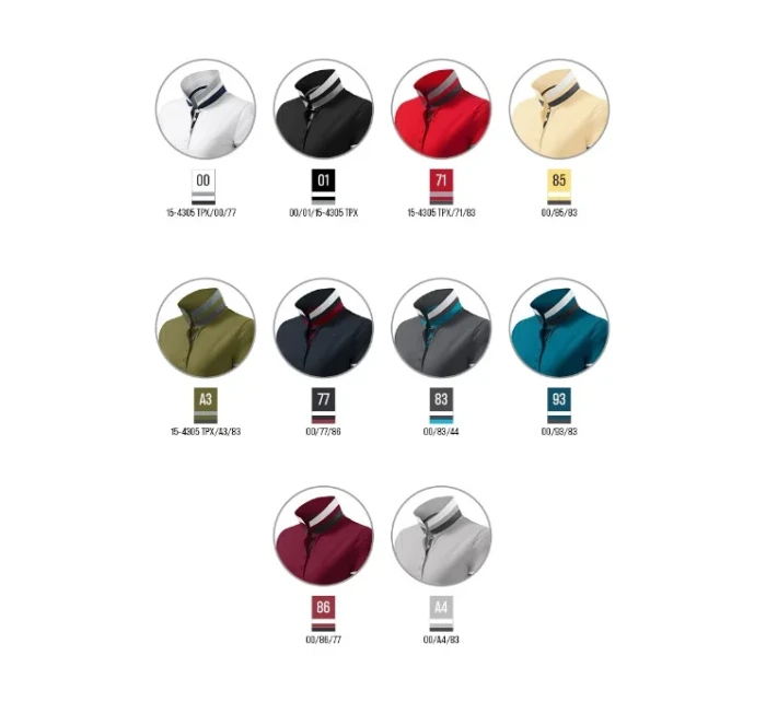 Collar Up polokošile dámská garnet