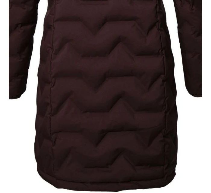 Dámská prošívaná bunda Killtec KOW 9 s kapucí dlouhá bordó (41806/447) -Killtec Dámská prošívaná bunda Killtec KOW 9 s kapucí dlouhá bordó (41806/447) -Killtec