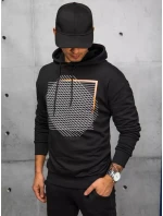 FashionStreet černá pánská tepláková souprava AX0689