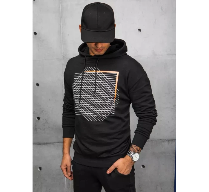 FashionStreet černá pánská tepláková souprava AX0689