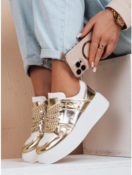 Dámské tenisky na platformě HYPERWAY gold FashionStreet ZY0621